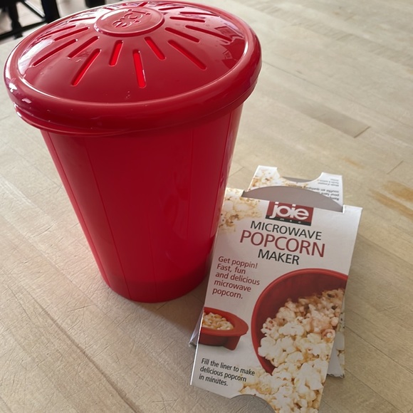 Joie microwave popcorn maker red container store - Picture 5 of 7